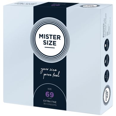 Презервативы Mister Size - pure feel - 69 (36 condoms), толщина 0,05 мм SO8055 фото